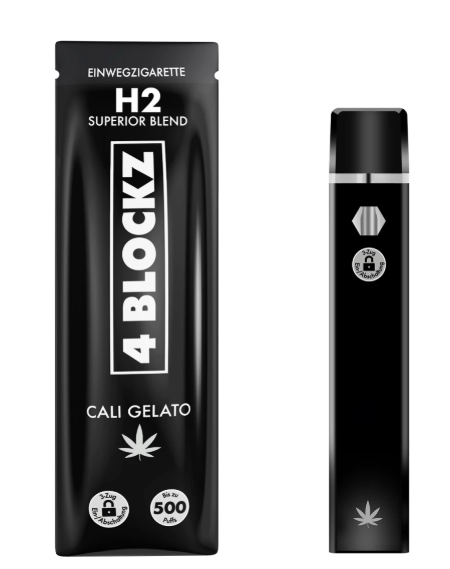 4 Blockz H2 95% Einweg Vapes - Cali Gelato