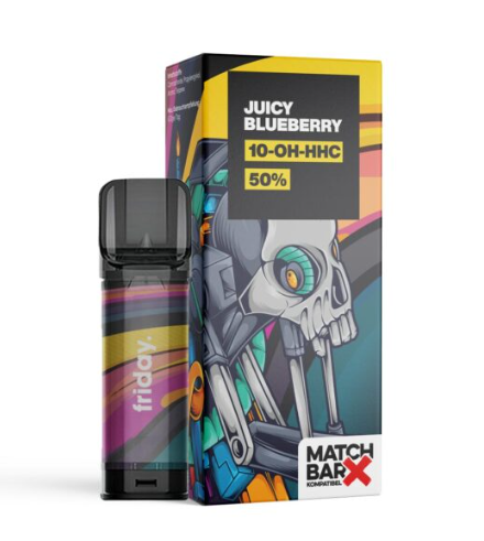 Friday 50% Blend 10-OH Pod - Juicy Blueberry 2ml