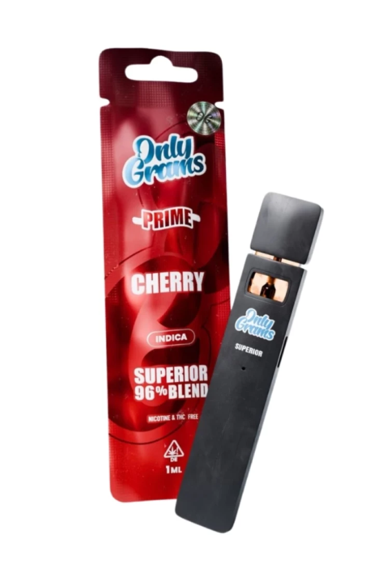 OnlyGrams Superior Blend 96% Einweg Vape (Prime) - Cherry